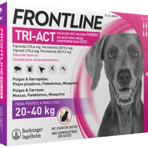 Frontline triact antiparasitario para perro de Farmacia de Animales
